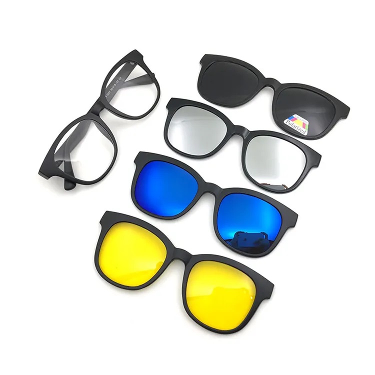 Lunettes Polarisees Pcs Clip Magnetiques Amzi Group