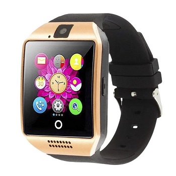 Montre connectée/intelligente avec puce Q18 Doré Amzi Group